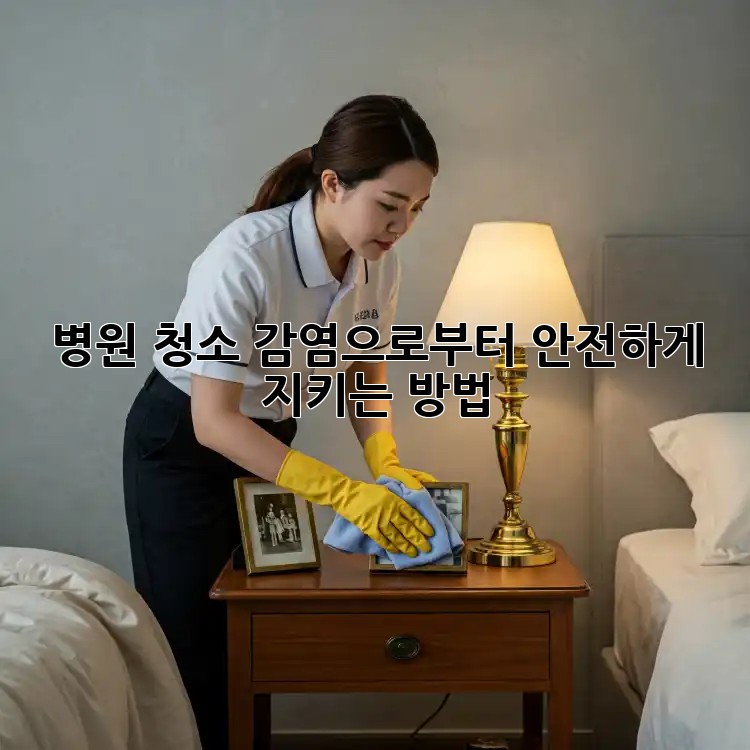 병원 청소🧹, 감염으로부터 안전하게 지키는 방법!