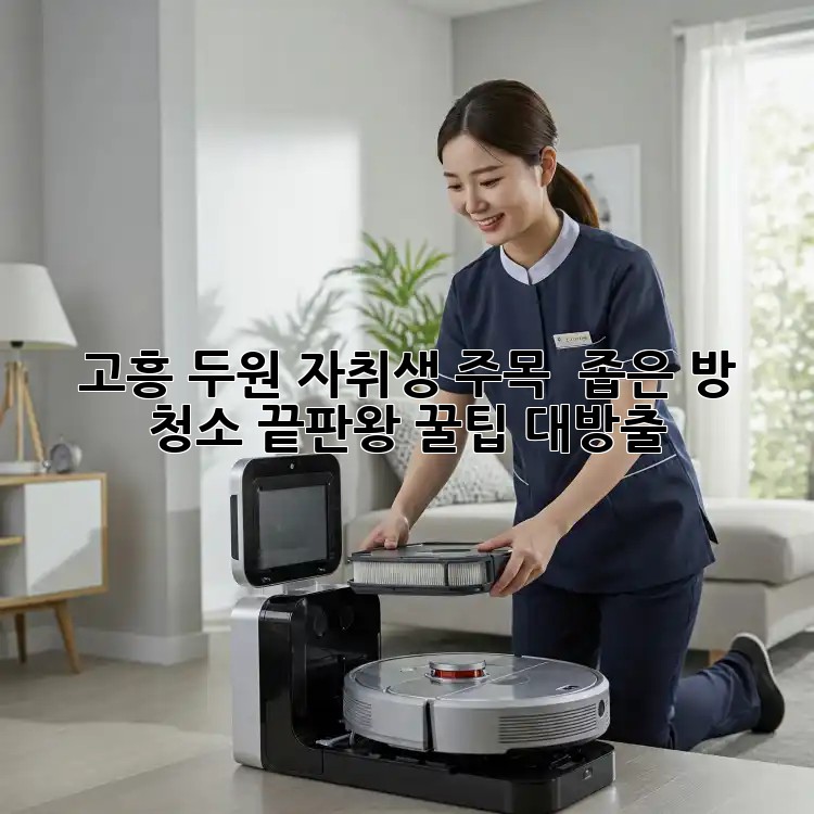 고흥 두원 자취생 주목! ✨ 좁은 방 청소 끝판왕 꿀팁 대방출