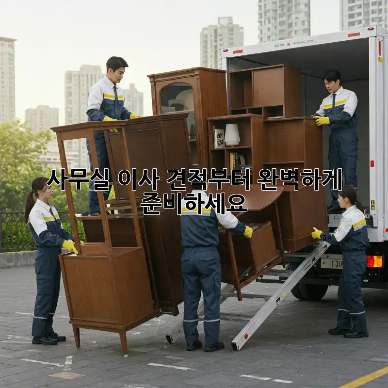 사무실 이사, 견적부터 완벽하게 준비하세요!