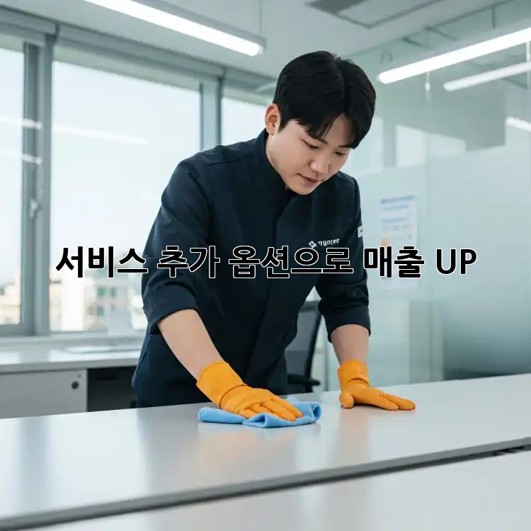서비스 추가 옵션으로 매출 UP!