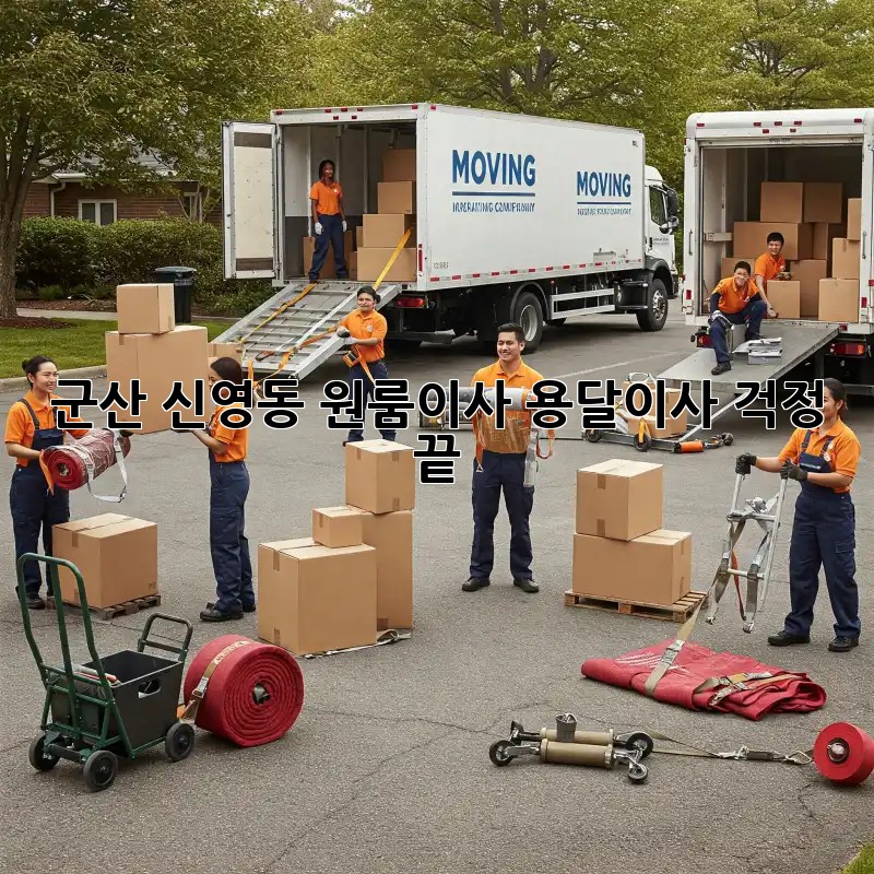 군산 신영동 원룸이사? 용달이사 걱정 끝!