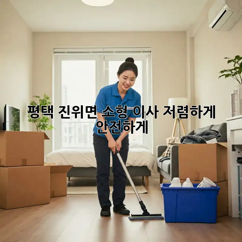 평택 진위면 소형 이사, 저렴하게 안전하게!