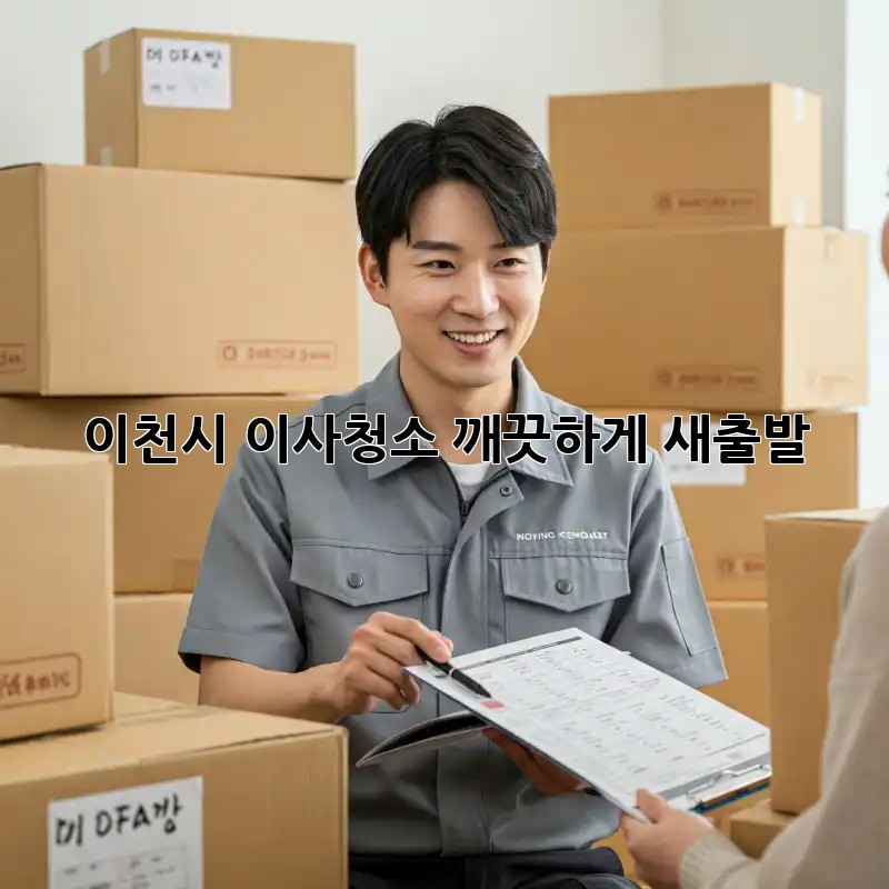 이천시 이사청소, 깨끗하게 새출발!