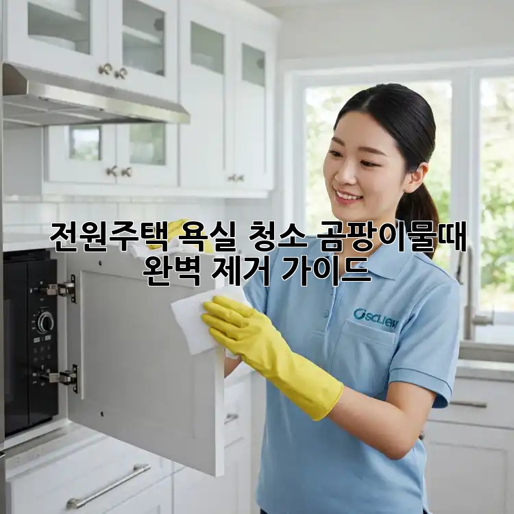 전원주택 욕실 청소, 곰팡이&물때 완벽 제거 가이드!