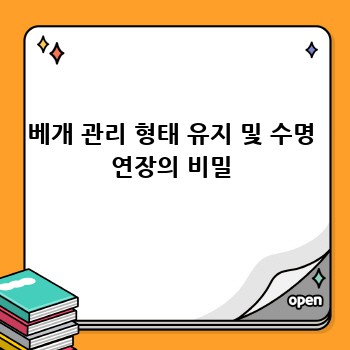 베개 관리 형태 유지 및 수명 연장의 비밀