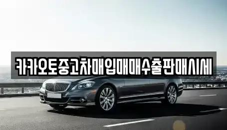 카카오토중고차매입매매수출판매시세