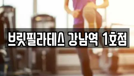 브릿필라테스 강남역 1호점