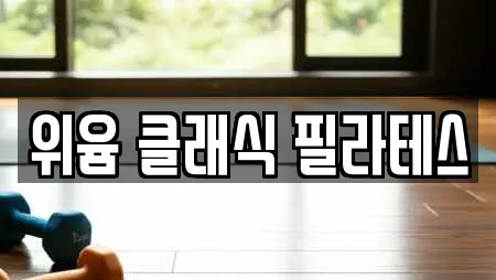 위윰 클래식 필라테스