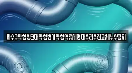 하수구막힘싱크대막힘변기막힘역류세면대수리수전교체누수탐지