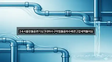 24시출장뚫음변기싱크대하수구막힘뚫음하수배관고압세척뚫어요