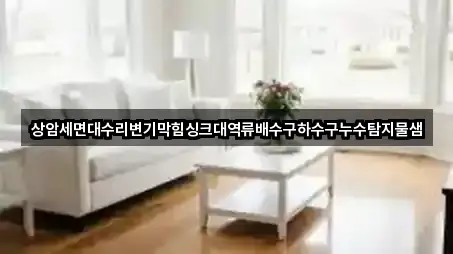 상암세면대수리변기막힘싱크대역류배수구하수구누수탐지물샘