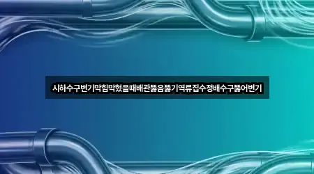 시하수구변기막힘막혔을때배관뚫음뚫기역류집수정배수구뚫어변기