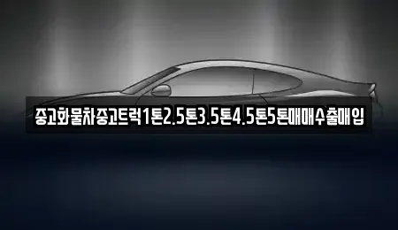 강원 동해시 중고차매입 전문 중고화물차중고트럭1톤2.5톤3.5톤4.5톤5톤매매수출매입