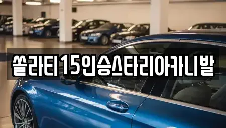강원 춘천시 온의동 렌트카 전문 쏠라티15인승스타리아카니발