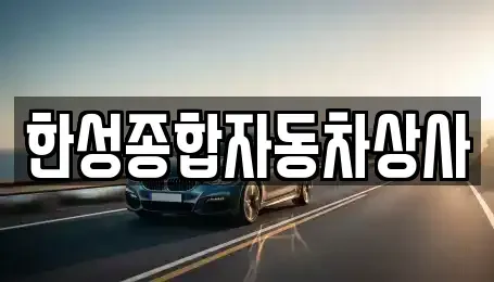 경북 경산시 중산동 중고차 전문 한성종합자동차상사