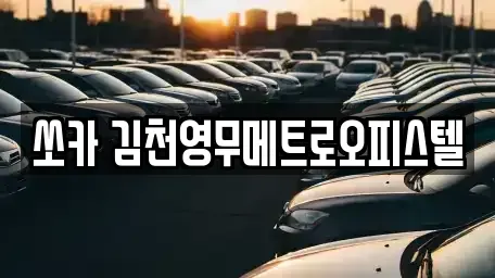 경북 김천시 율곡동 렌트카 전문 쏘카 김천영무메트로오피스텔