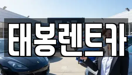 광주광역시 광산구 하남동 렌트카 전문 태봉렌트카