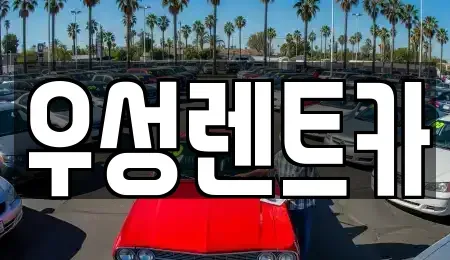 광주광역시 광산구 하남동 장기렌트카 전문 우성렌트카