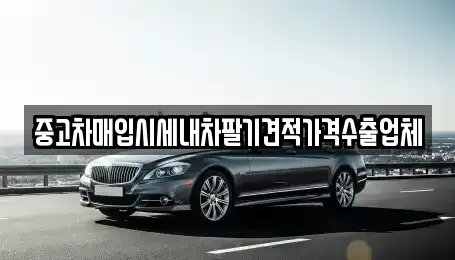 대구 달서구 본동 중고차매입 전문 중고차매입시세내차팔기견적가격수출업체