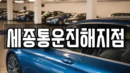부산 강서구 성북동 렌트카 전문 세종통운진해지점