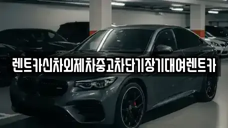 서울 용산구 서빙고동 장기렌트카 전문 렌트카신차외제차중고차단기장기대여렌트카