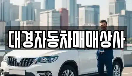울산광역시 중구 반구동 중고차매매 전문 대경자동차매매상사