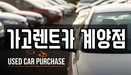 인천광역시 계양구 방축동 렌트카 전문 가고렌트카 계양점