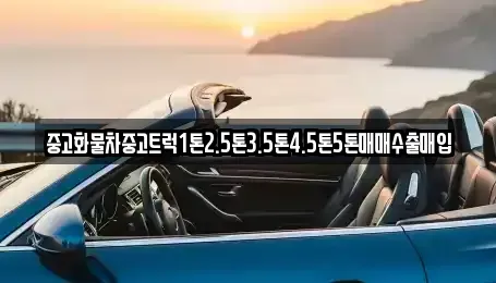 전라남도 나주시 보산동 중고차매입 전문 중고화물차중고트럭1톤2.5톤3.5톤4.5톤5톤매매수출매입