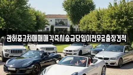 충북 괴산군 소수면 중고차매매 전문 관허중고차매매매각즉시송금당일이전무료출장견적